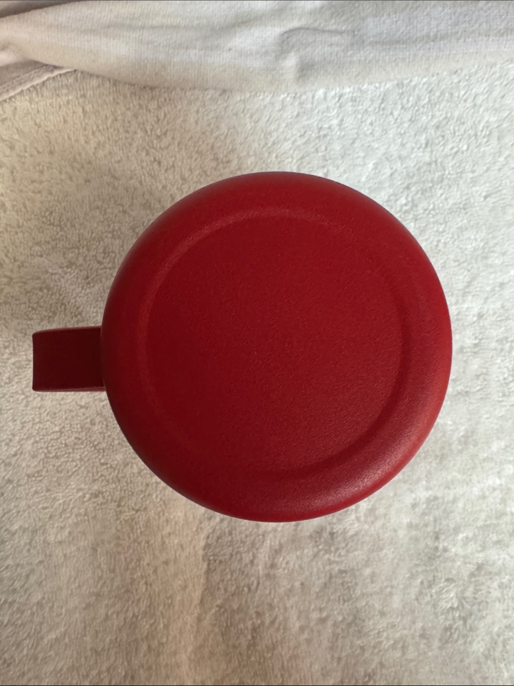 Red Insulated Mug with Handle THE COLDEST WATER 10 Ounces - Picture 5 of 5